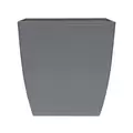 HC 10" Aria Square Planter Warm Grey