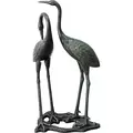 Innova Heron Statue Aluminum Aged Bronze