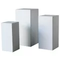 MCarr 3pc Tall Pedestal Set White