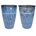 MCarr 15PC Tall Planter Plt Falling Black