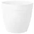 Artstone 6" Round Dolce Planter White