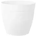 Artstone 10" Round Dolce Planter White