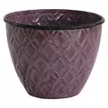 Robert Allen 5" Diamond Planter Plum