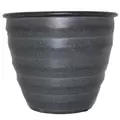 Robert Allen 12" Woodsdale Planter Charcoal