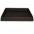 Tusco 15" Square Saucer Planter Tray Espresso