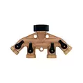 Bond 4 Port Brass Faucet Manifold