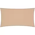Coolaroo 16'5"x9'11" Premium Rectangle Shade Sail Kit Beech