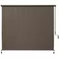 Coolaroo 6'x6' Exterior Roll Shade Mocha 90% Shade