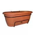 Bloem 18" Lucca Balcony Box Terra Cotta