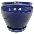 Southern Patio 6" Collins Planter Blue Finish