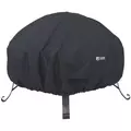 Classic Accessories 36" Round Full Cover Fire Pit Cover Black
