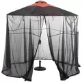 Classic Accessories 9' Round Water-Resistant Universal Patio Umbrella Insect Screen Canopy