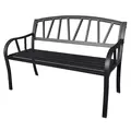 Gardener Select 4' Contemporary Bench Black Iron