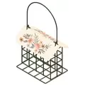 Natures Way Metal Suet Cage Bird Feeder 1 Cake Decorative
