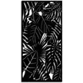 Outdeco 6'x3' Metal Panel Rainforest Black