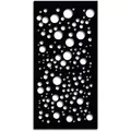 Outdeco 6'x3' Metal Panel Galaxy Black