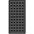 Outdeco 6'x3' Metal Panel Orbit Black