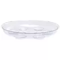 Panacea 10" D Clear Heavy Duty Saucer