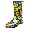 Sloggers Womens Boot w/ Trim Sunflower Blue Size 6