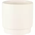 SSI 2.9"x2.8" Stepped Planter Matte White