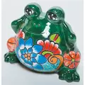 Talavera 17" Frog Round Statue