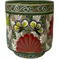 Talavera 9.5" Bella Especial Tall Cylinder Green