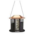 Woodlink Modern Farmhouse CopperTop Oval Mesh Double Seed Feeder