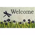DHTG 18x28 PVC Coir Mat Dragonfly