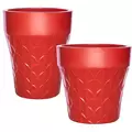 MCarr 30pc Scallop Planter Pallet Red