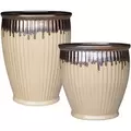 MCarr 30pc Ribbed Planter Pallet Gold Yellow Cream
