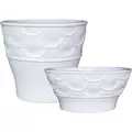 MCarr 32pc Scallop Planter Pallet White