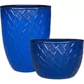 MCarr 32pc Zig Zag Planter Pallet Admiral Blue