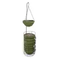 SuperMoss Medium Woven Round Moss Basket Display
