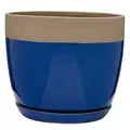Southern Patio 12" Ana Planter Navy Finish