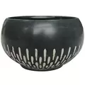 Southern Patio 12" Ava Planter Brown Finish