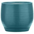 Southern Patio 6" Jasper Planter Teal Finish