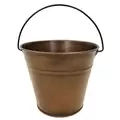 Gardener Select 6" Round Tin Bucket Antique Copper 6"wx5"h 48/CS