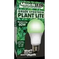 Miracle LED Green Spectrum LED Grow Room Bulb A19 11W Plant Dark Cycle Work Light