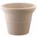 HC 30" Terrazzo Round Planter w/ Heavy Rim Sandstone Akro Mils