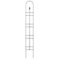 Panacea 60" Black Narrow Trellis With Finial