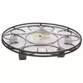 Plastec 14" Saucer Caddy Deluxe Black