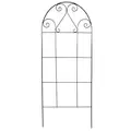 AGW 65"x25" Scroll Trellis Black