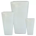 MCarr 15PC Tall Smooth Taper Plt White