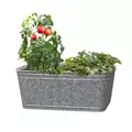 Panacea Rectangle Beverage Tub Planter Galvanized