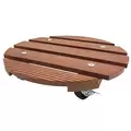 Wagner WPC 11.4 Diam Round Plant Caddy Terracotta