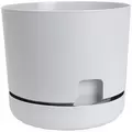 DCN 10" Oasis Self Watering Planter Light Grey