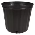 HC Dillen 3G Nursery Pot, Blow Molded, Heavy, True 3 Gallon, Black, 50 per Bundle, 60 Bundles per Pallet, 11.00in x 9.62in, 3.00Gal, 3Gallon