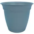 HC 10" Eclipse With Saucer Planter Slate Blue