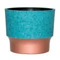 HC 7" Sprite Succulent Pot Faux Turquoise