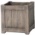 MCarr 3pc Square Barn Planter Set Wood Brown